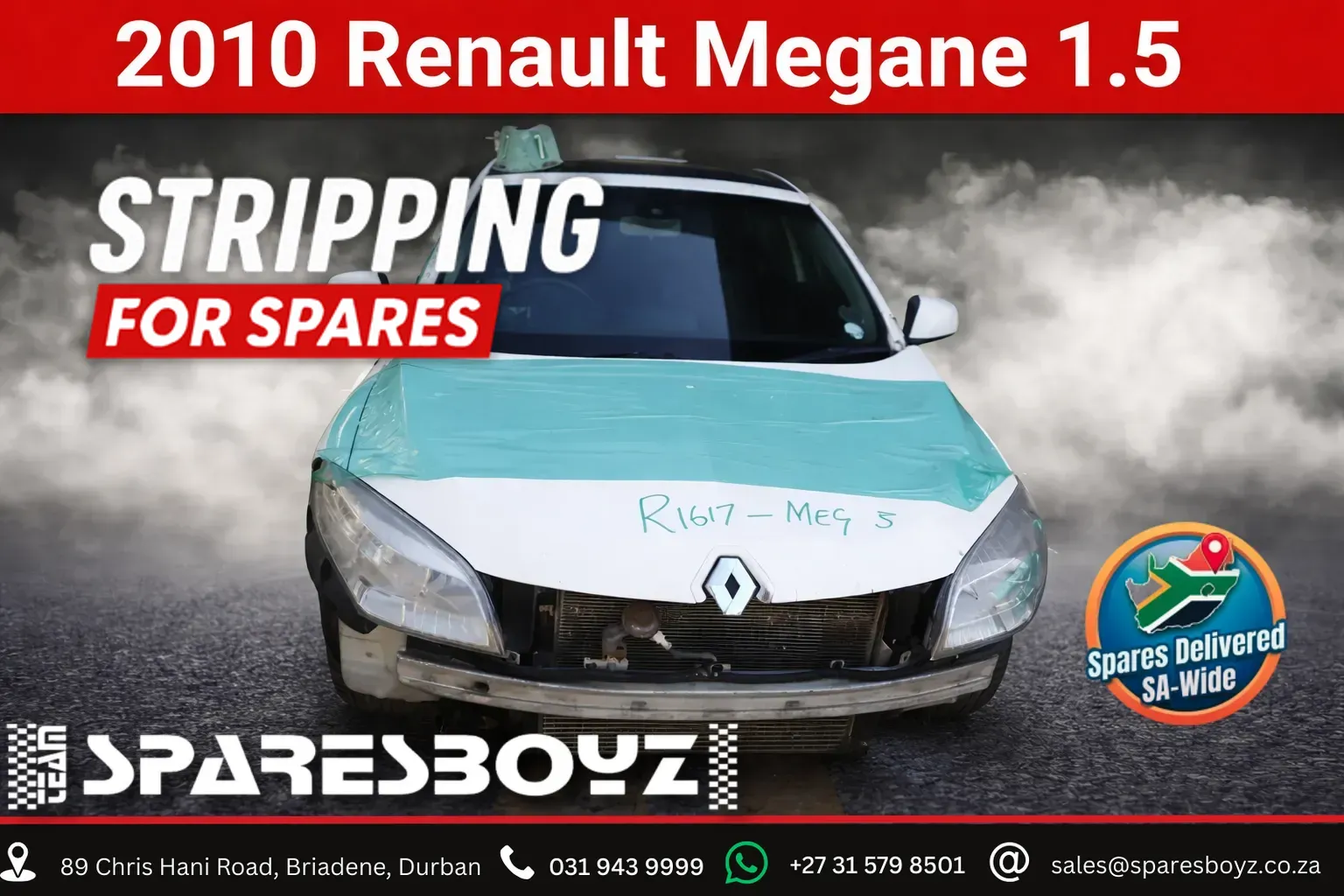 2010 Renault Megane F9QP view 1
