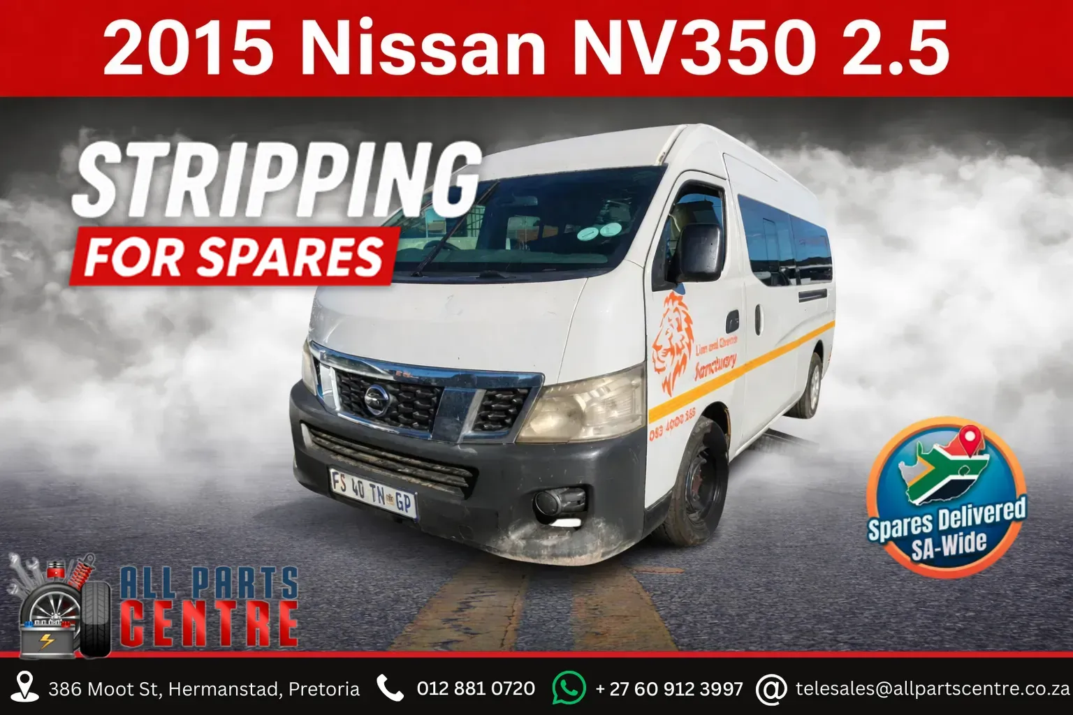 2015 Nissan NV350 QR25 view 1