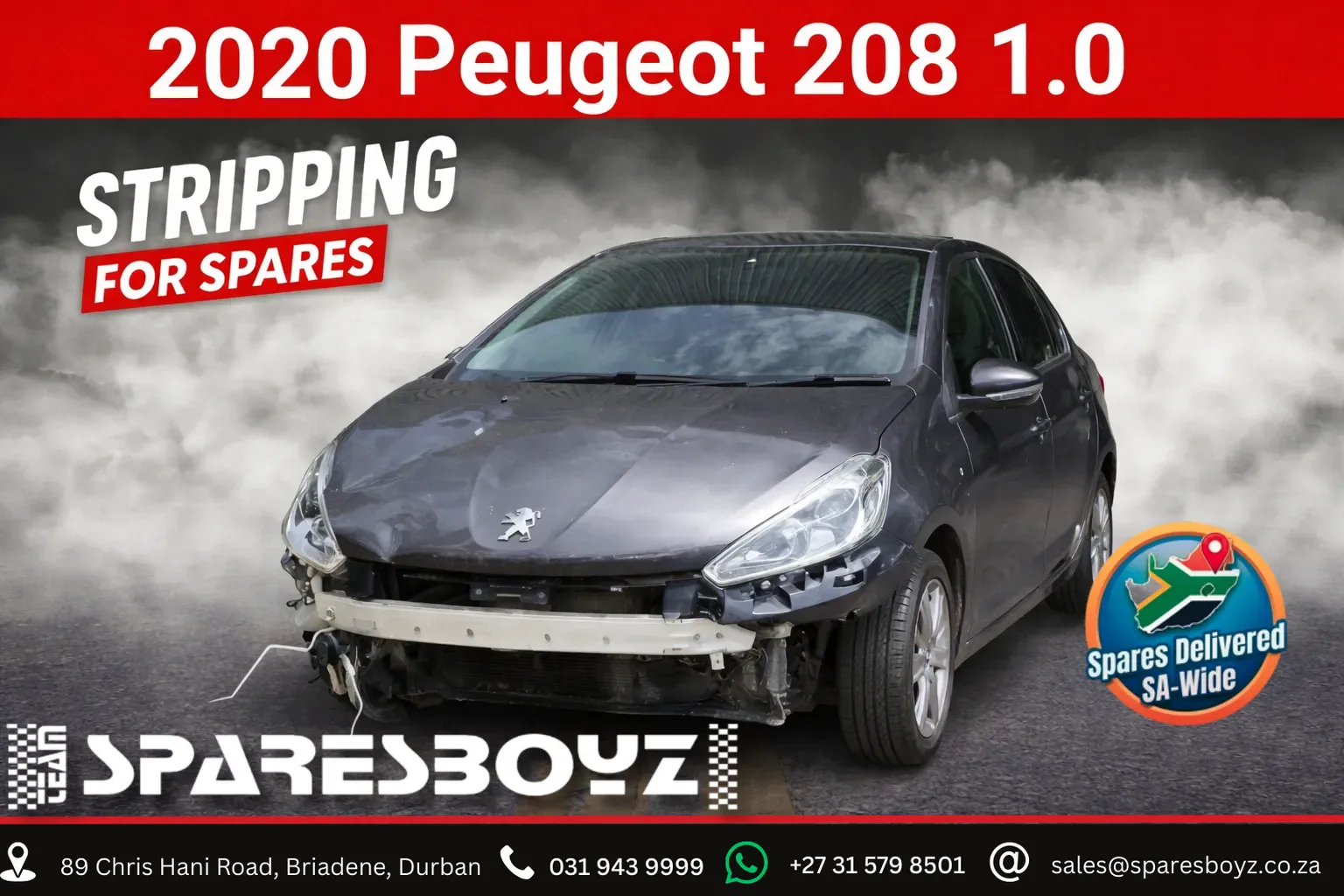 2020 Peugeot 208 10B1 view 1