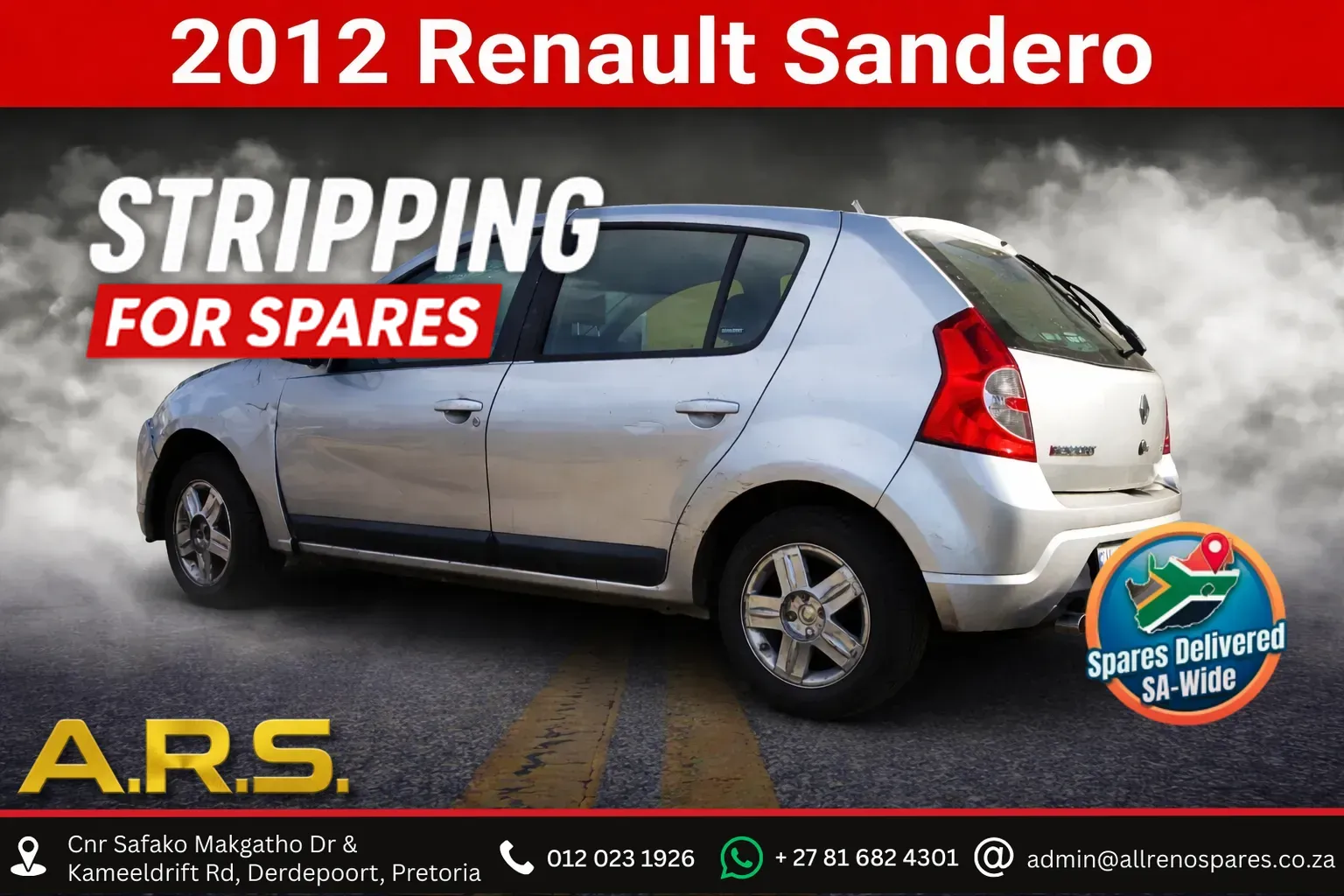 2012 Renault Sandero K7MF710UH54815 view 1