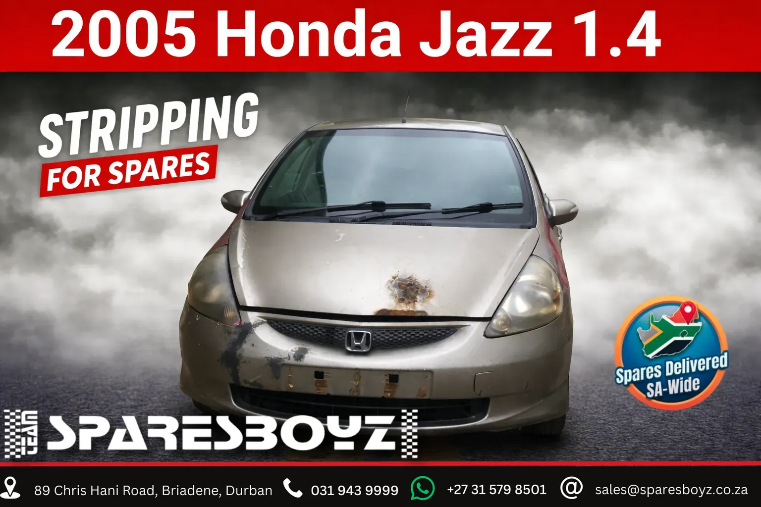 2005 Honda Jazz L13A1 view 1