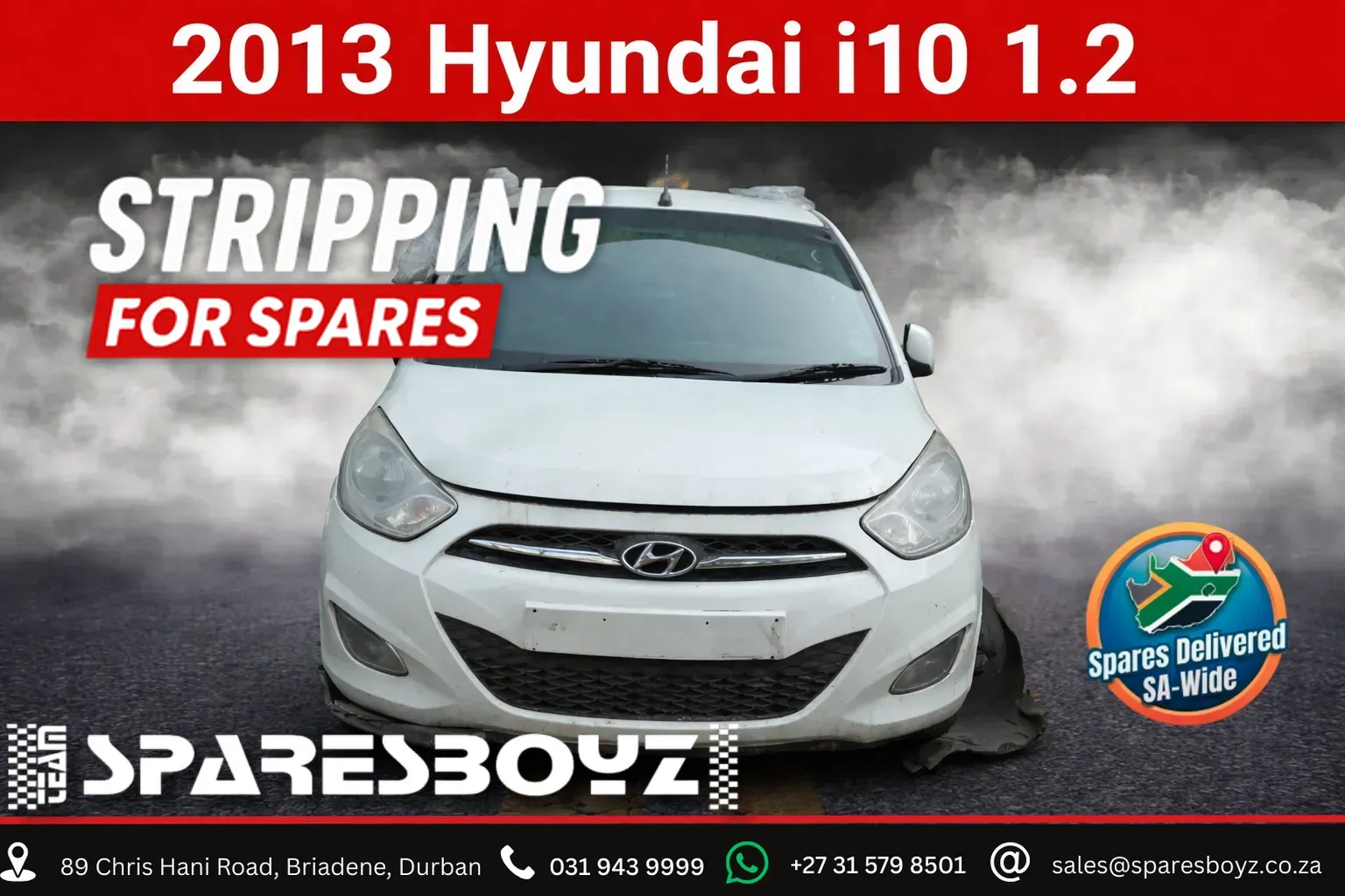 2013 Hyundai i10 G4LA view 1