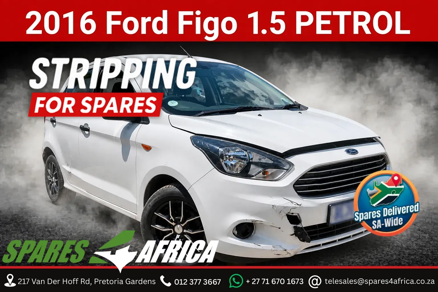 2016 Ford Figo UEk0GL25373 view 1