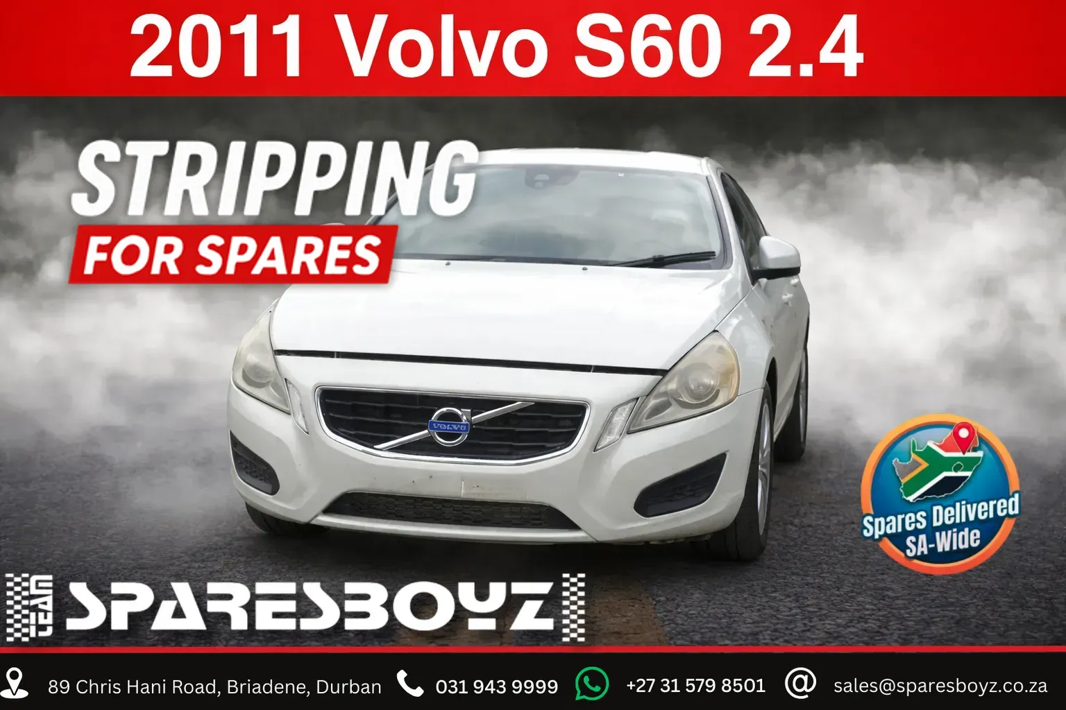 2011 Volvo S60 D5244T view 1
