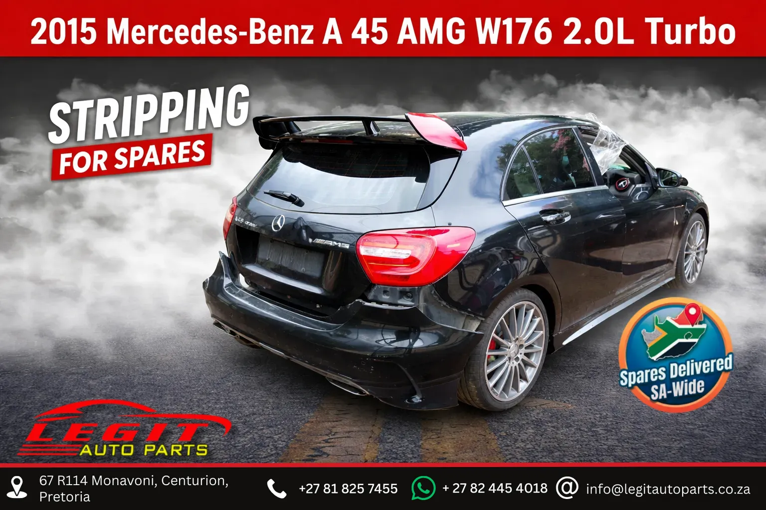 2015 Mercedes-Benz A 45 AMG W176 M133 view 1