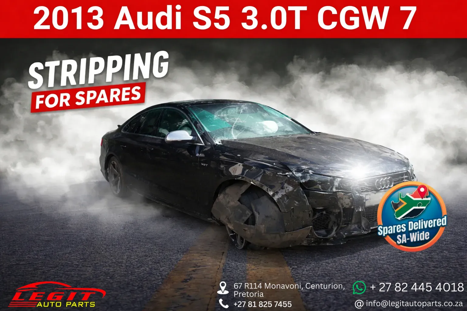 2013 Audi S5 CGW view 1