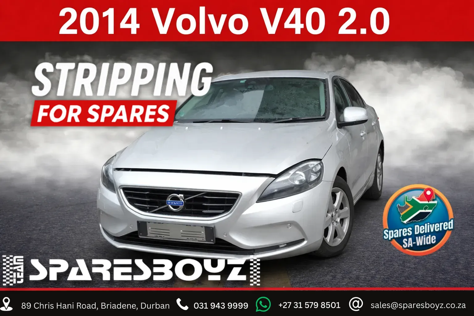 2014 Volvo V40 D5204T view 1
