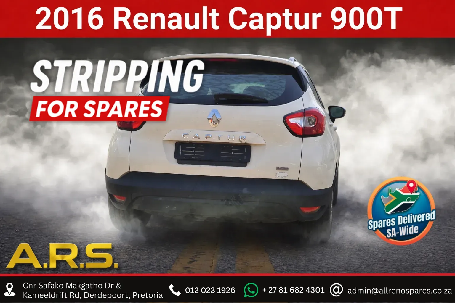 2016 Renault Captur H4BA view 1