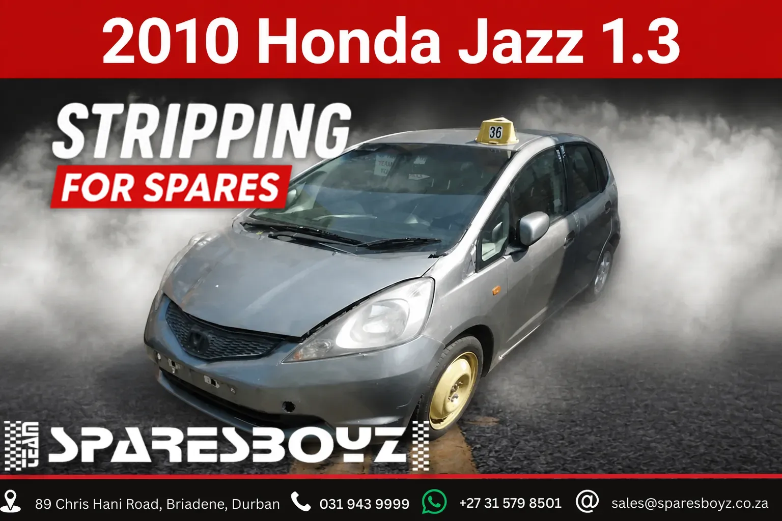 2010 Honda Jazz L13Z1 view 1