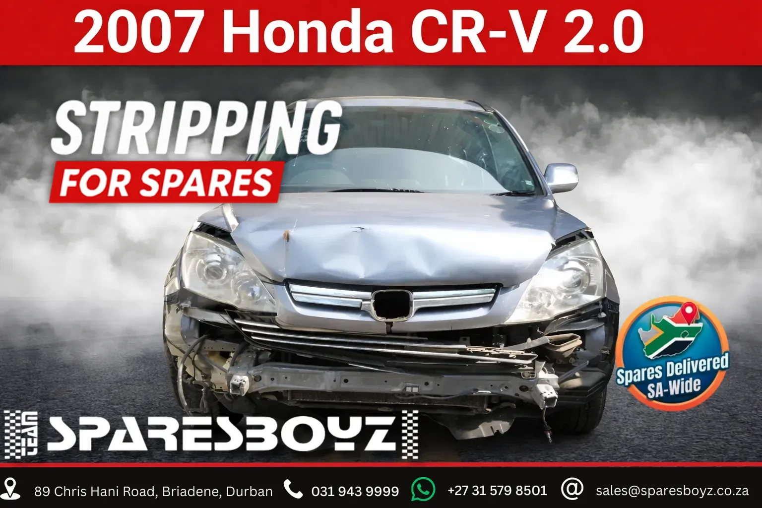 2007 Honda CR-V R20A1 view 1
