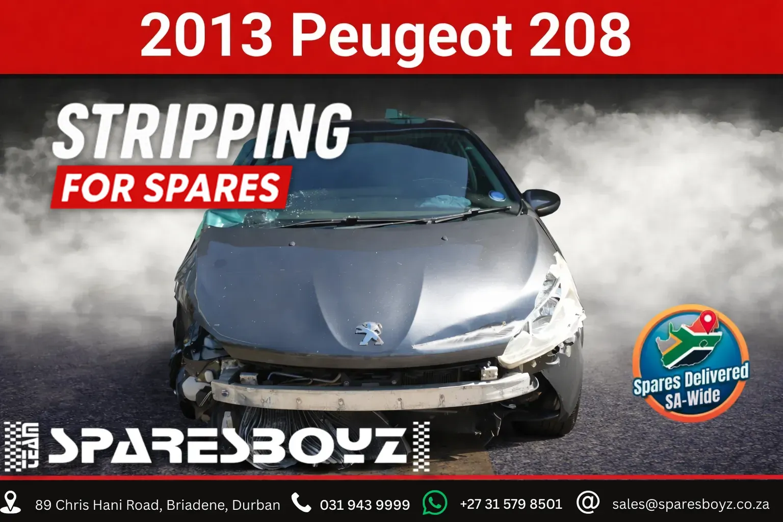 2013 Peugeot 208  view 1