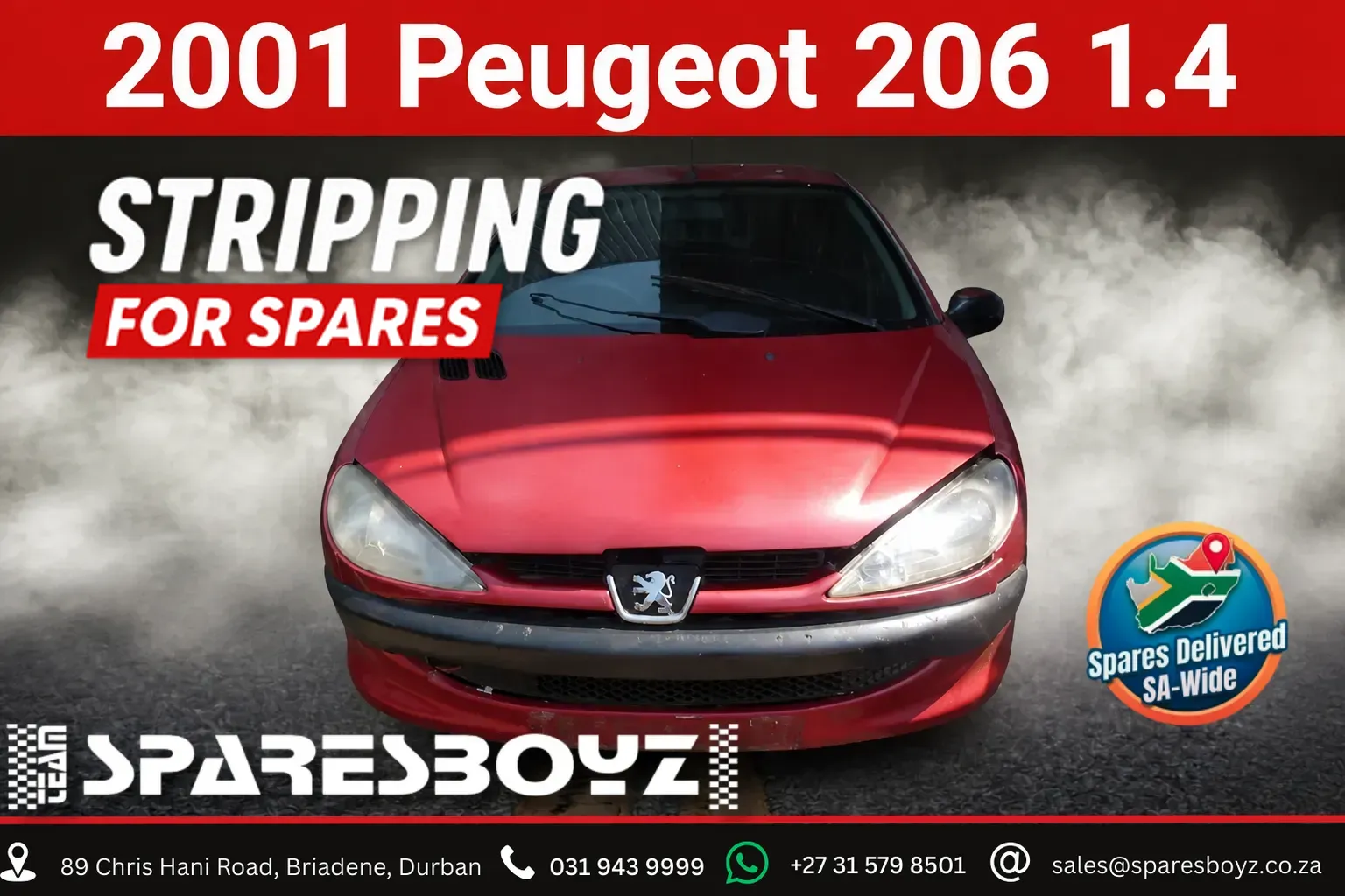 2001 Peugeot 206  view 1
