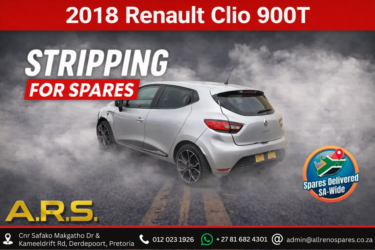 2018 Renault Clio H4BB408U202590 view 1