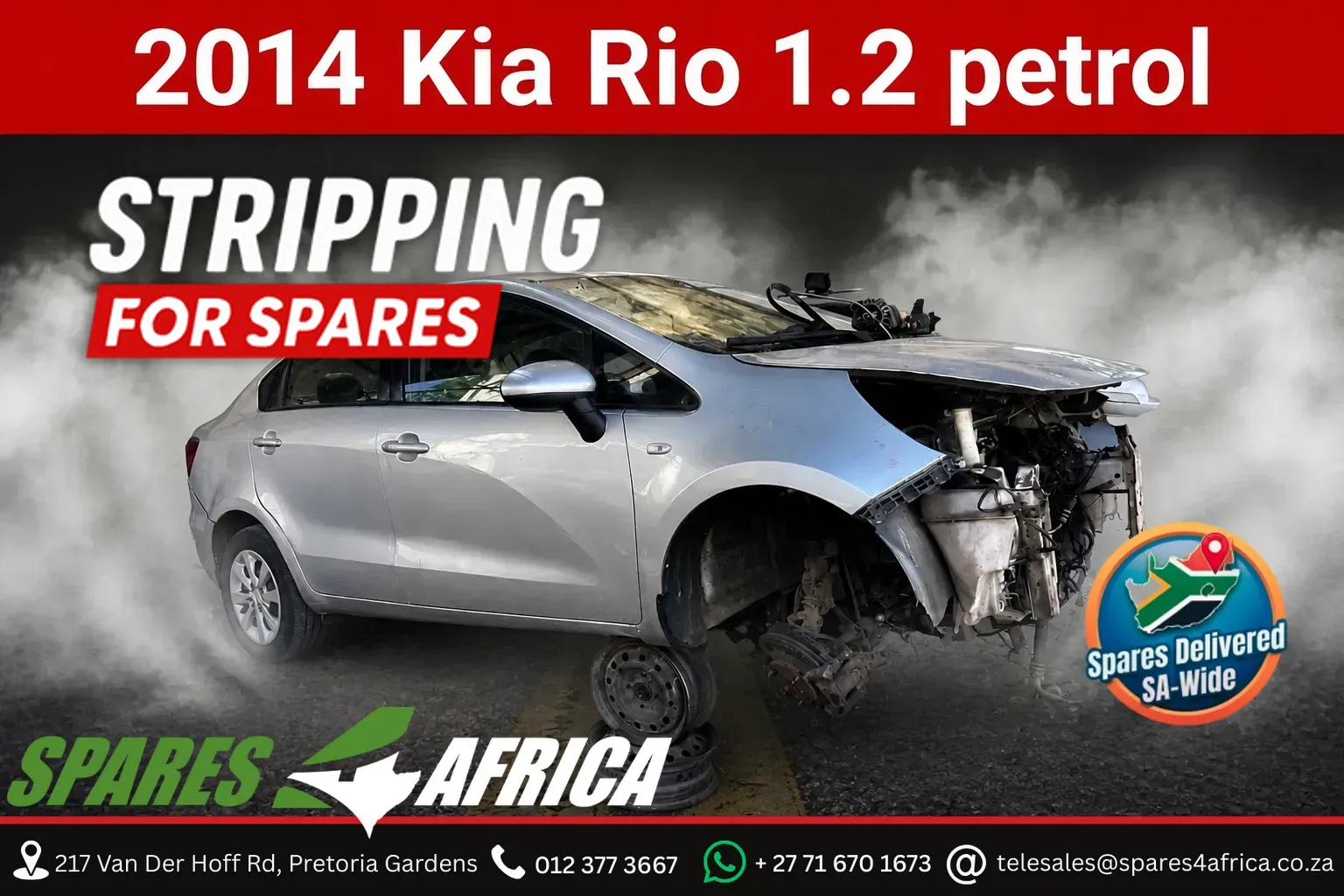 2014 Kia Rio g4la6m021568 view 1