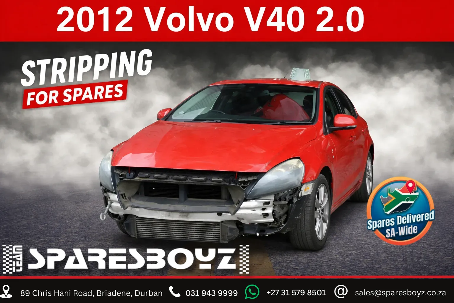 2012 Volvo V40 D5204T6 view 1