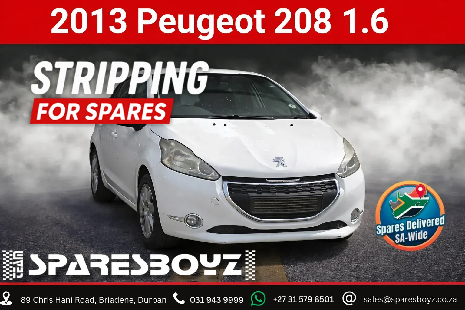 2013 Peugeot 208 10JB view 1