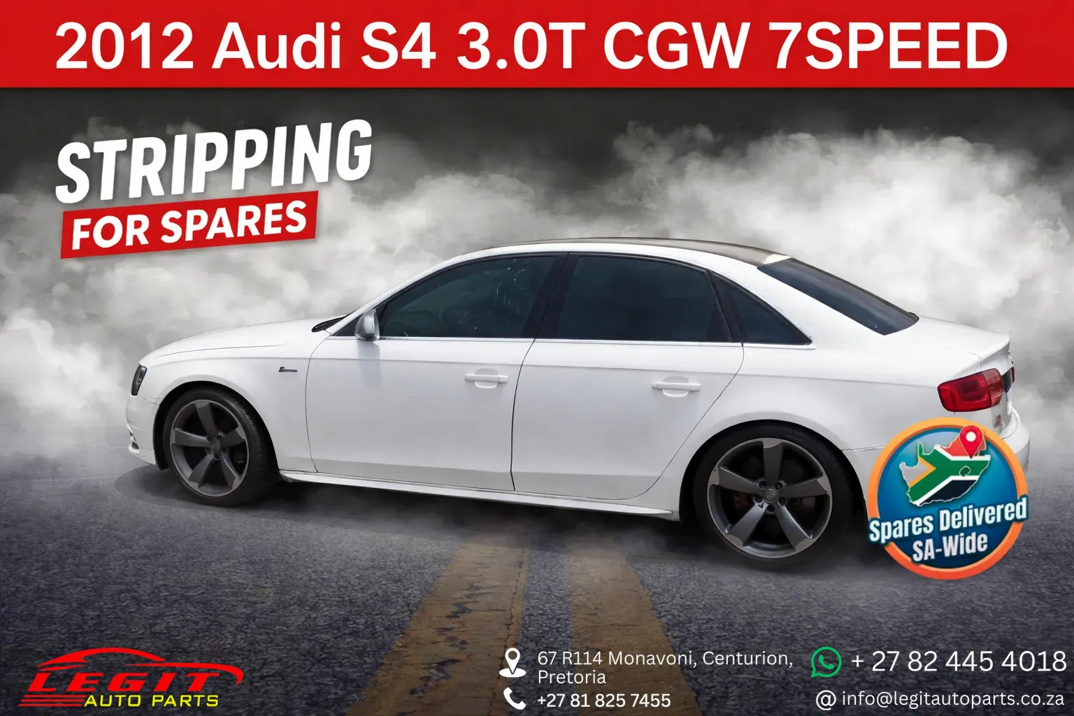 2012 Audi S4 CGW view 1