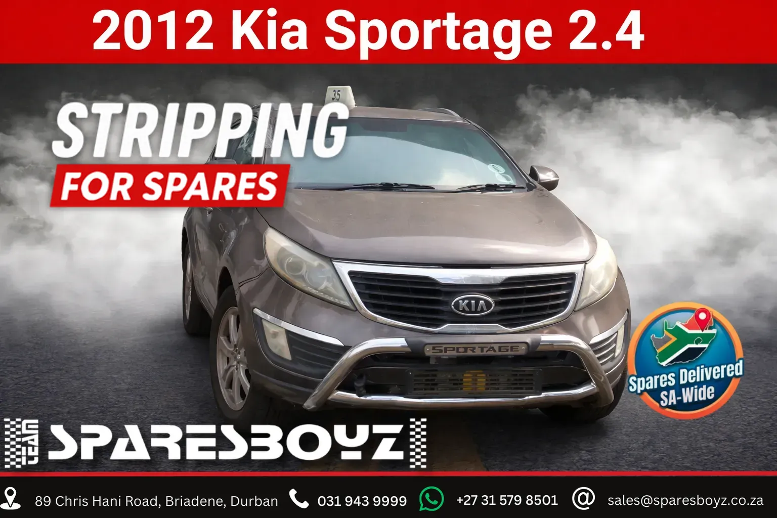 2012 Kia Sportage G4KE view 1