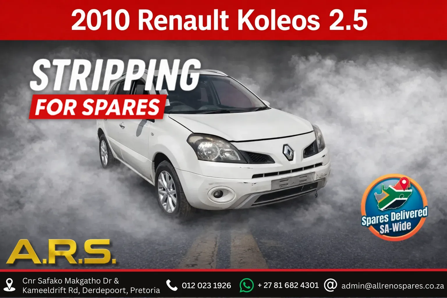 2010 Renault Koleos 2TRB702P039301 view 1