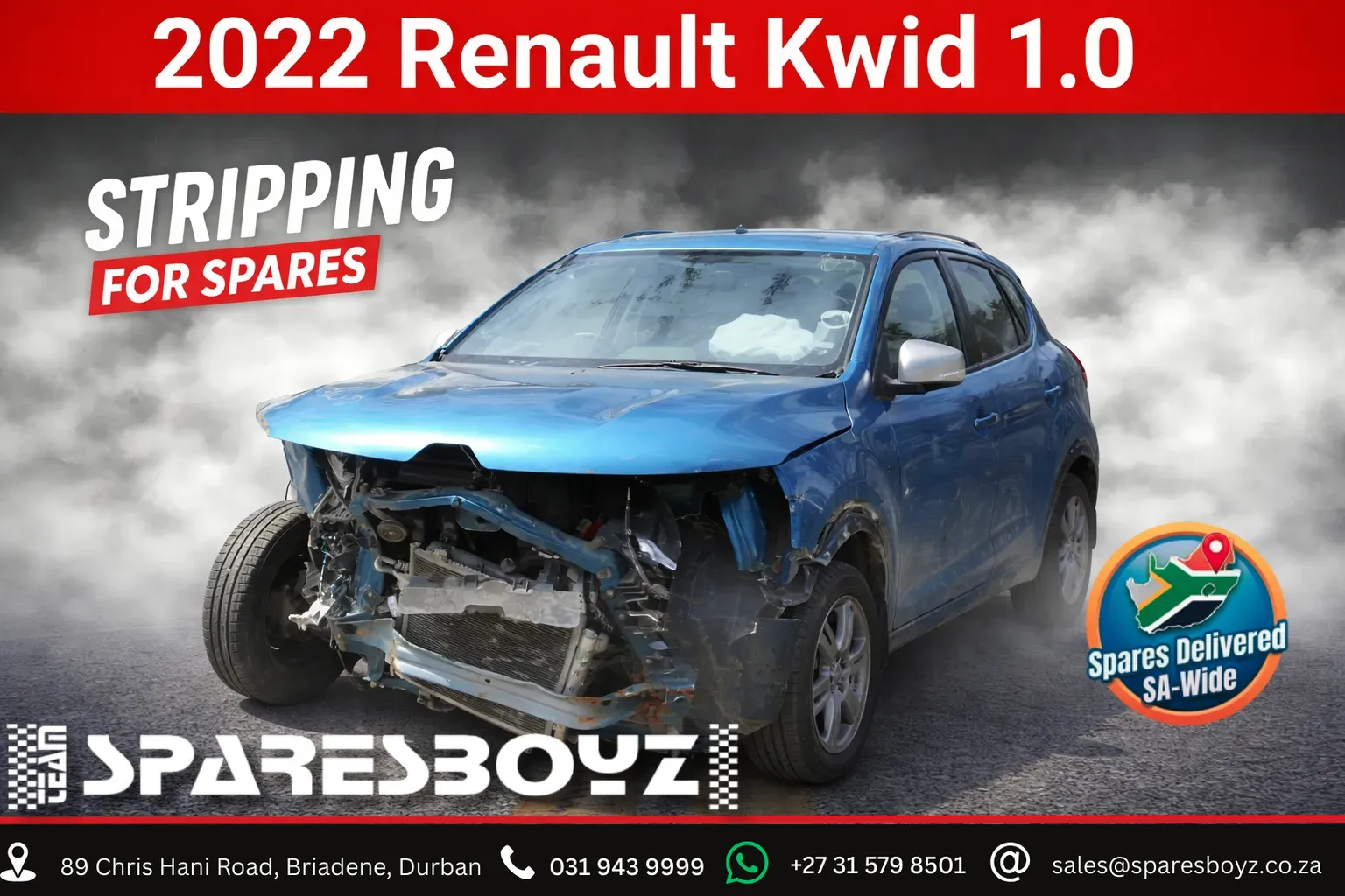 2022 Renault Kwid stripping for spares - quality used parts available