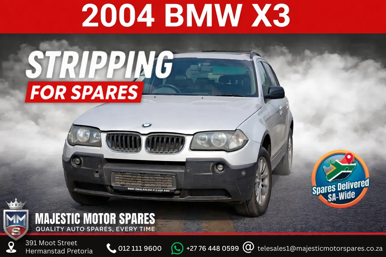 2004 BMW X3 M54 view 1