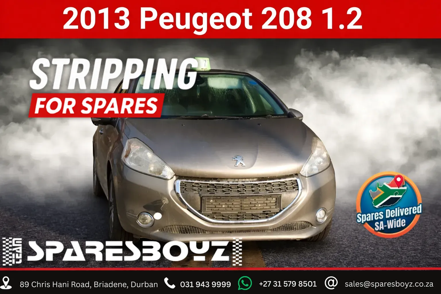 2013 Peugeot 208 10H view 1