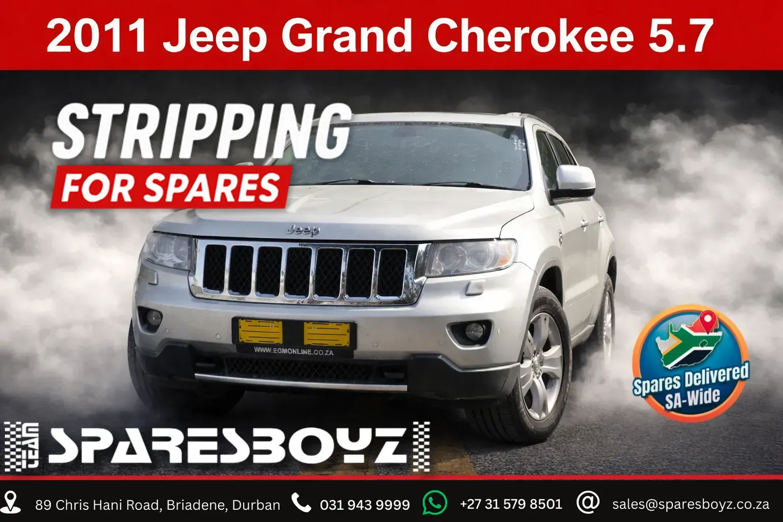 2011 Jeep Grand Cherokee HEMI view 1