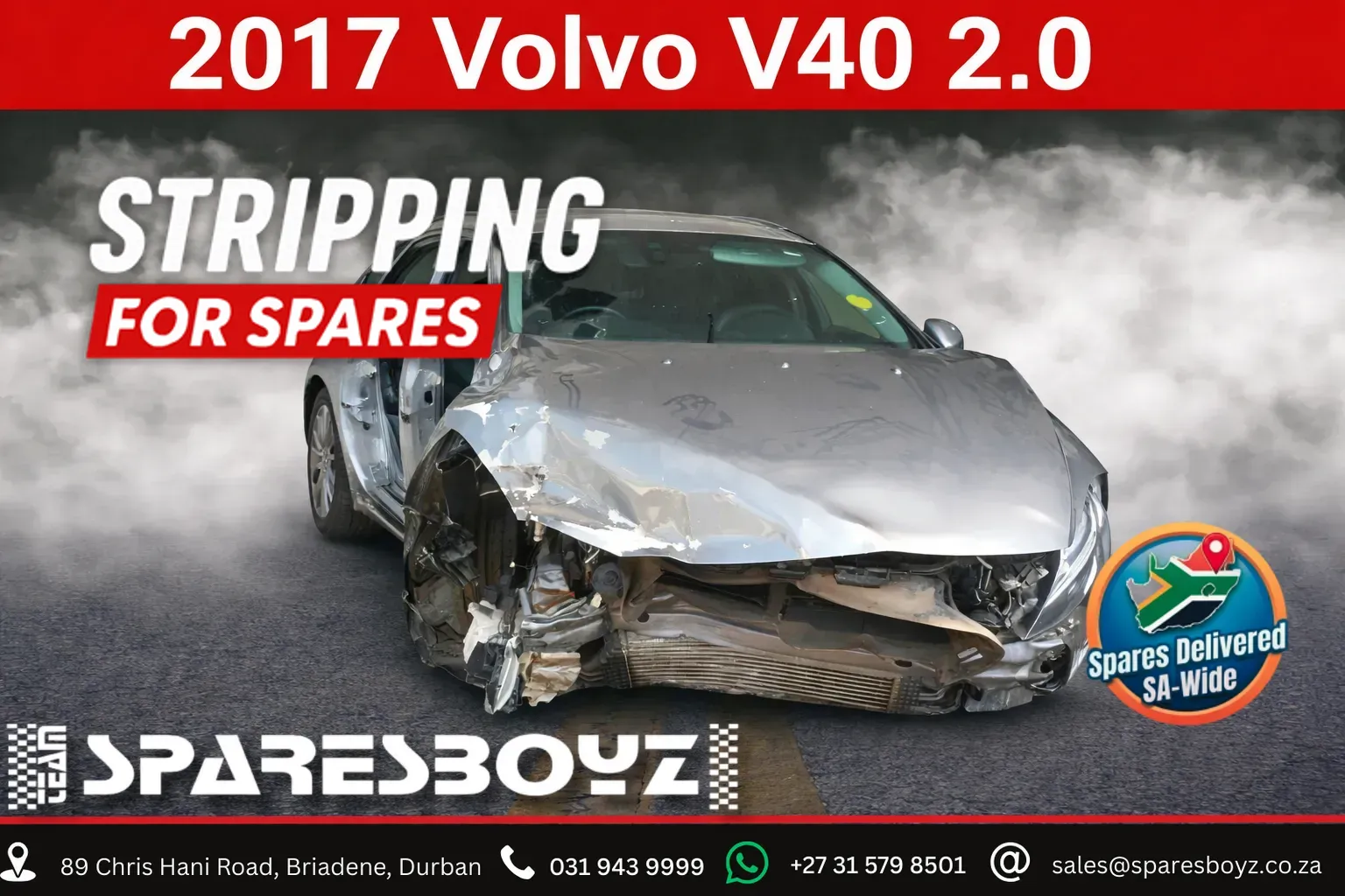 2017 Volvo V40 B4154T4 view 1