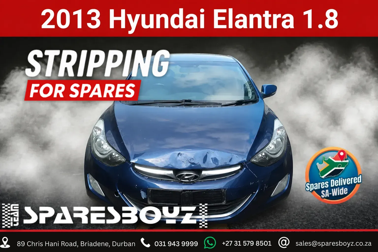 2013 Hyundai Elantra G4NB view 1