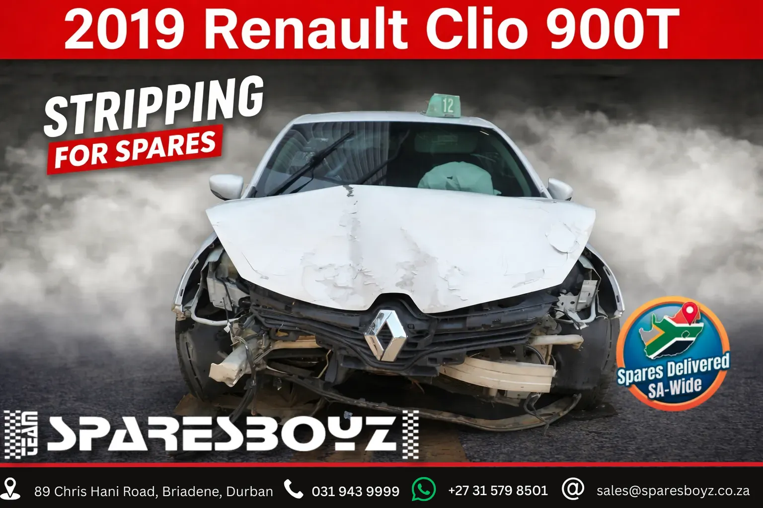 2019 Renault Clio stripping for spares - quality used parts available