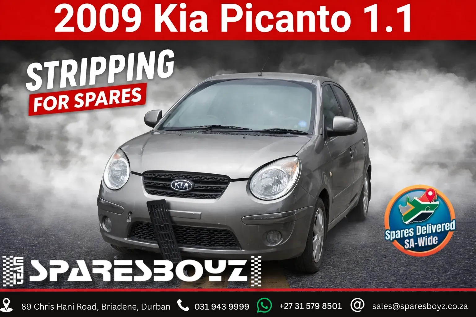 2009 Kia Picanto stripping for spares - quality used parts available