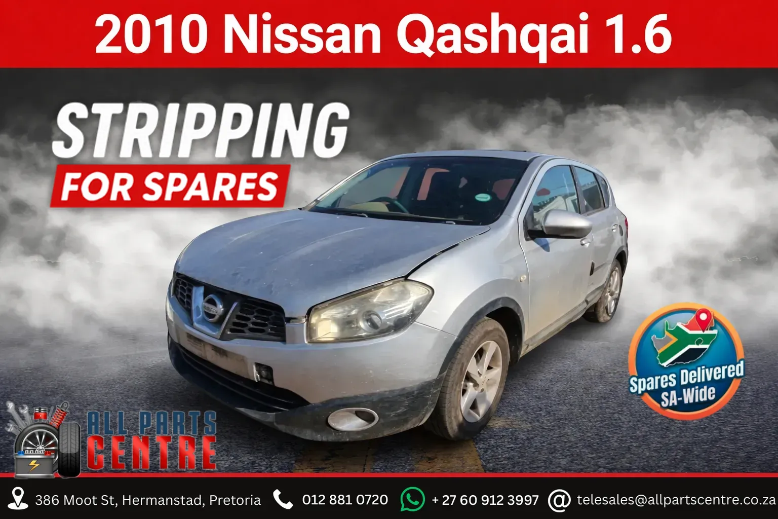 2010 Nissan Qashqai HR16 view 1