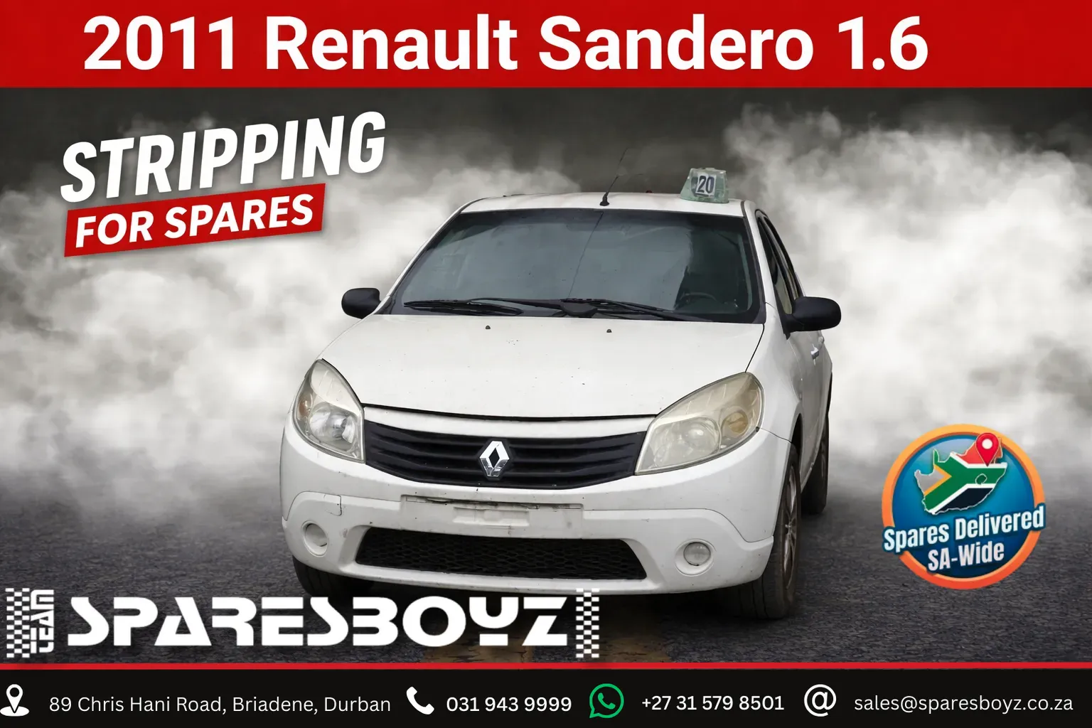 2011 Renault Sandero K7M view 1