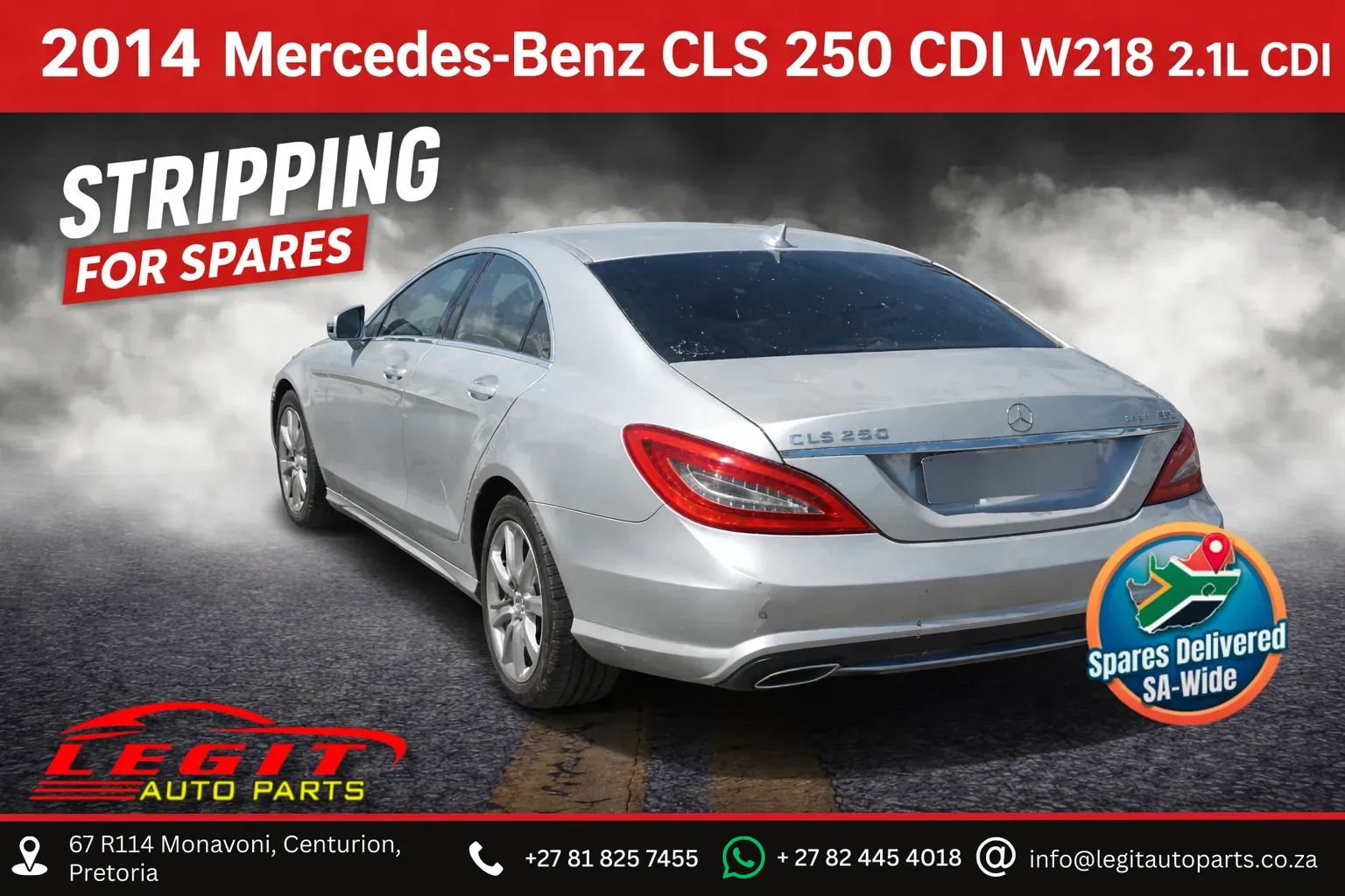 2014 Mercedes-Benz CLS 250 CDI W218 OM651 view 1