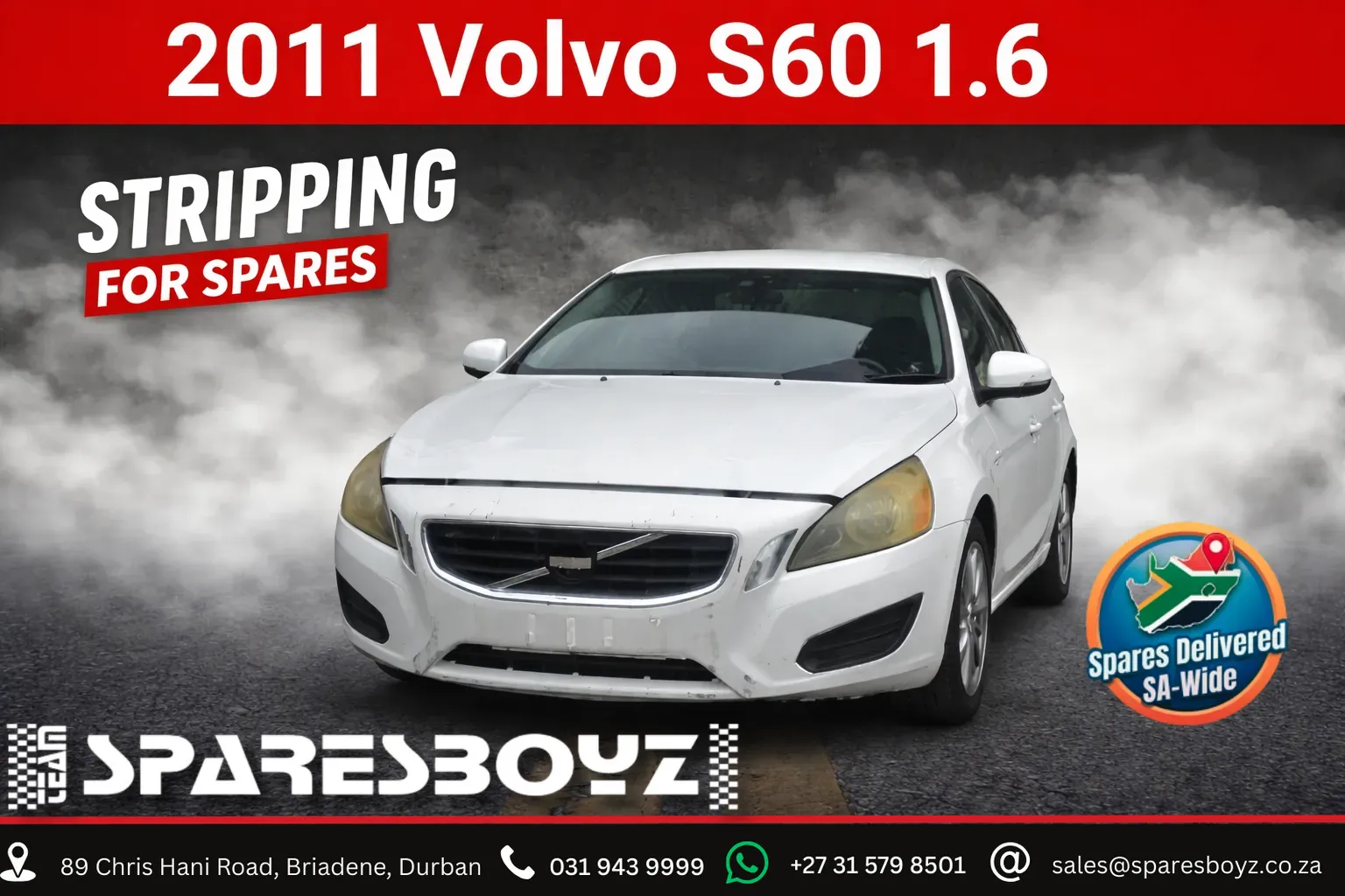 2011 Volvo S60 B4164B view 1