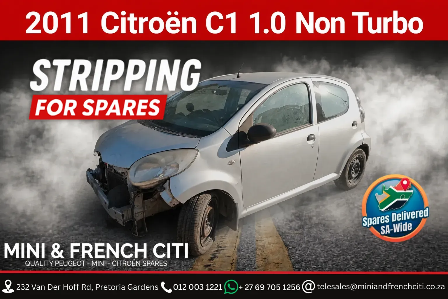2011 Citroën C1 1KR view 1