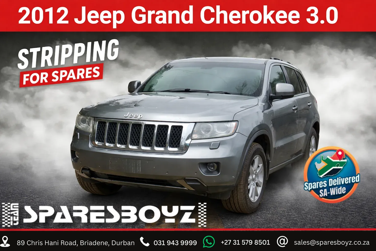 2012 Jeep Grand Cherokee stripping for spares - quality used parts available