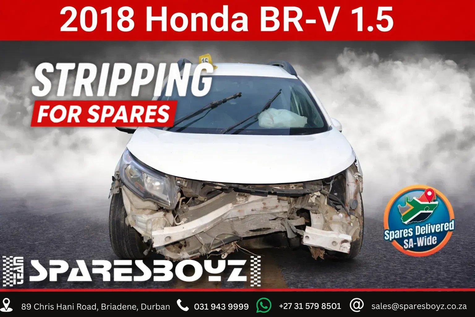 2018 Honda BR-V L15Z1 view 1