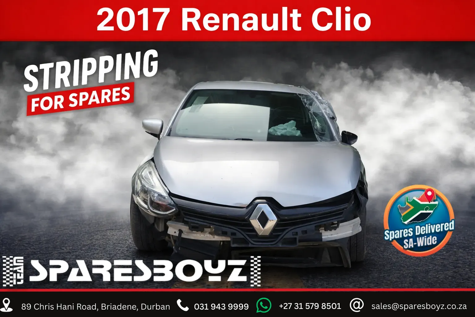 2017 Renault Clio stripping for spares - quality used parts available