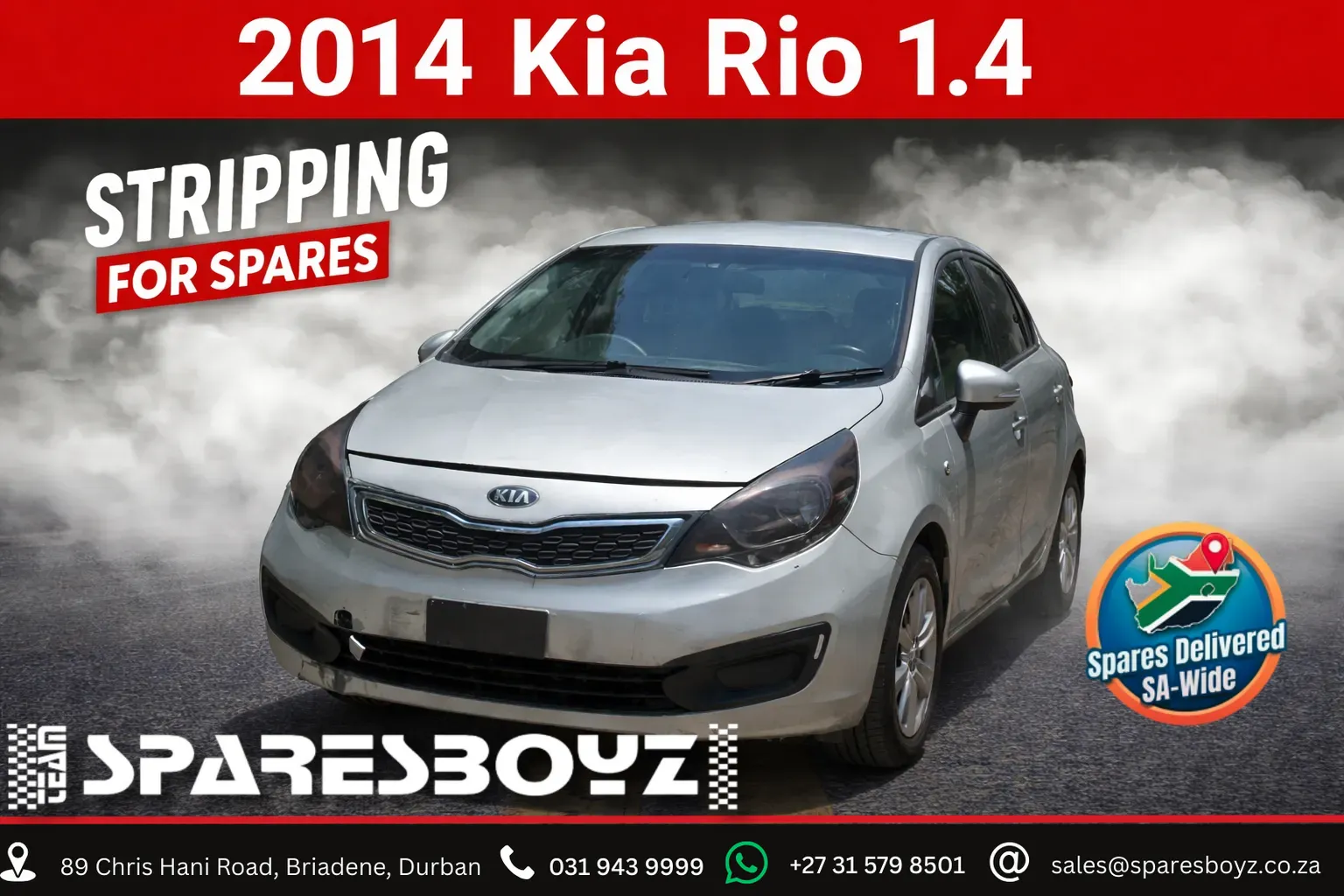 2014 Kia Rio G4FA view 1