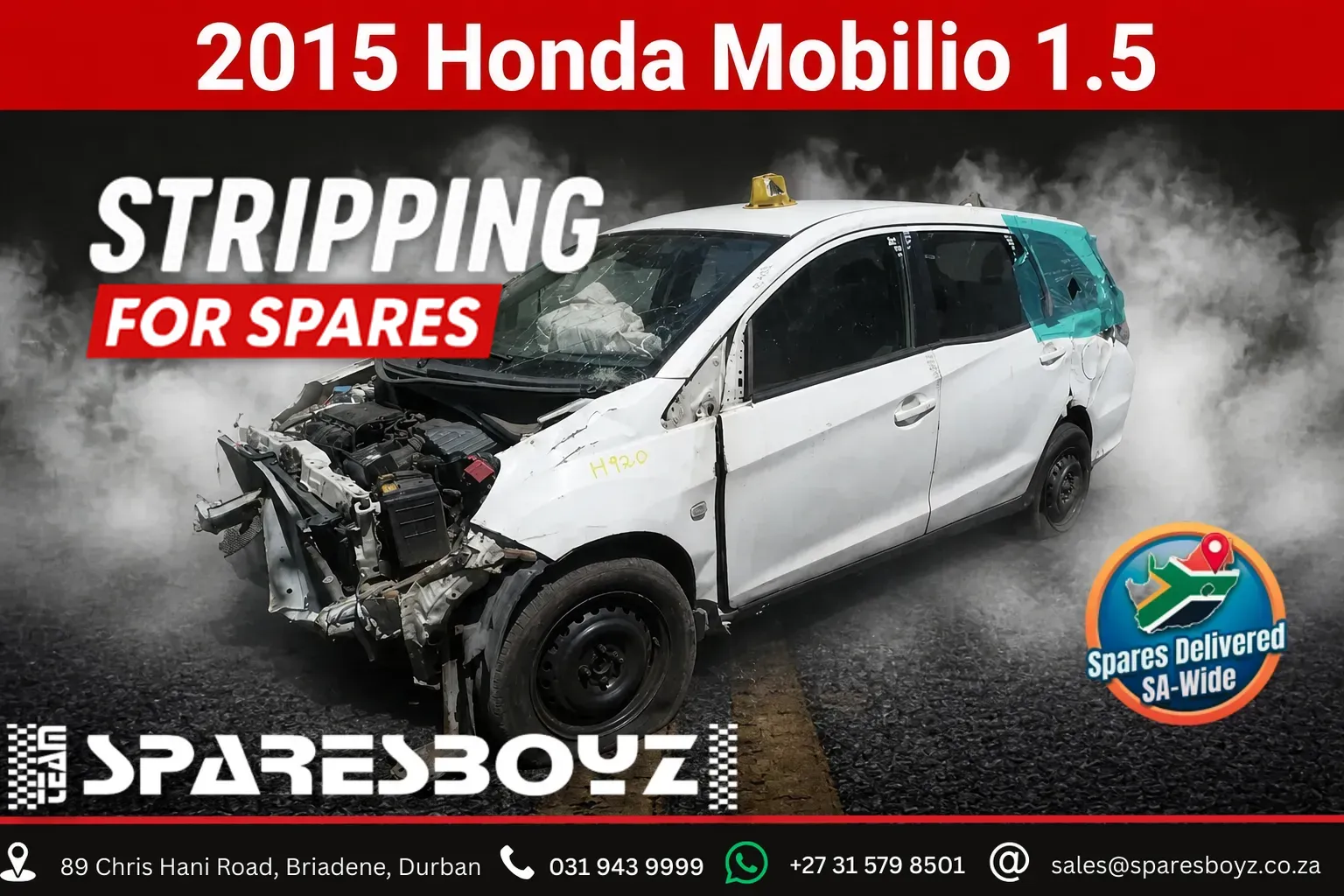 2015 Honda Mobilio L15Z1 view 1
