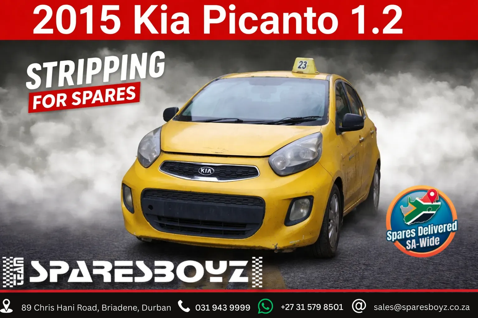 2015 Kia Picanto G4LA view 1