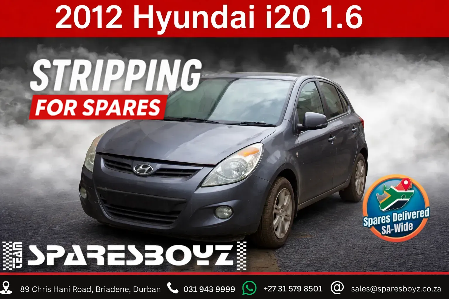 2012 Hyundai i20 G4FC view 1