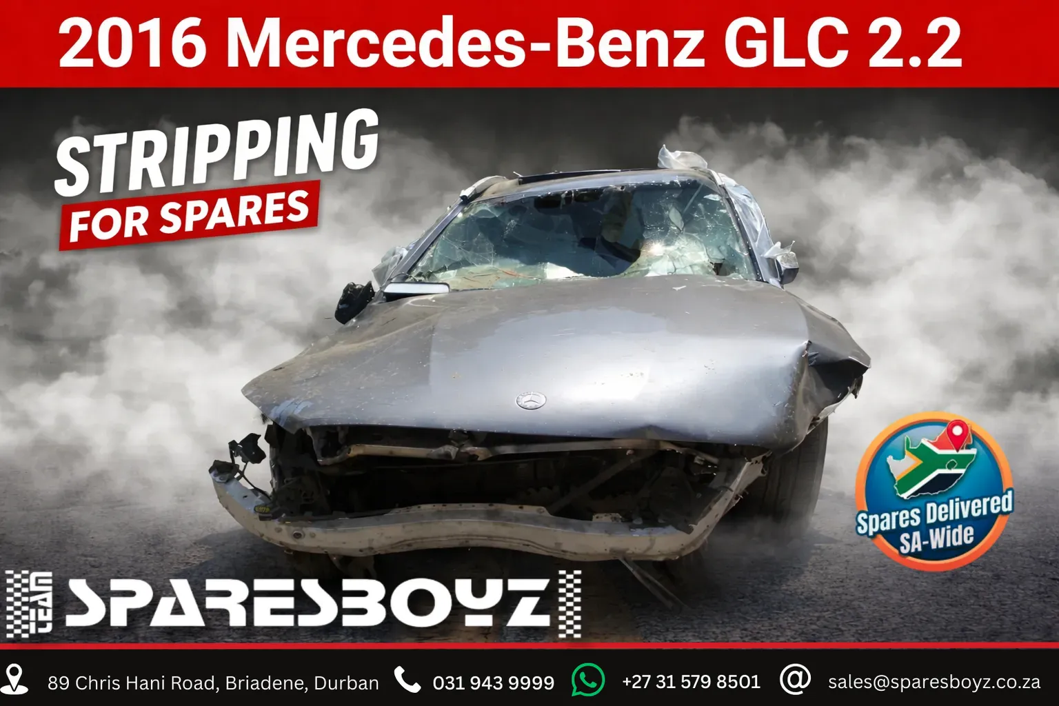 2016 Mercedes-Benz GLC stripping for spares - quality used parts available