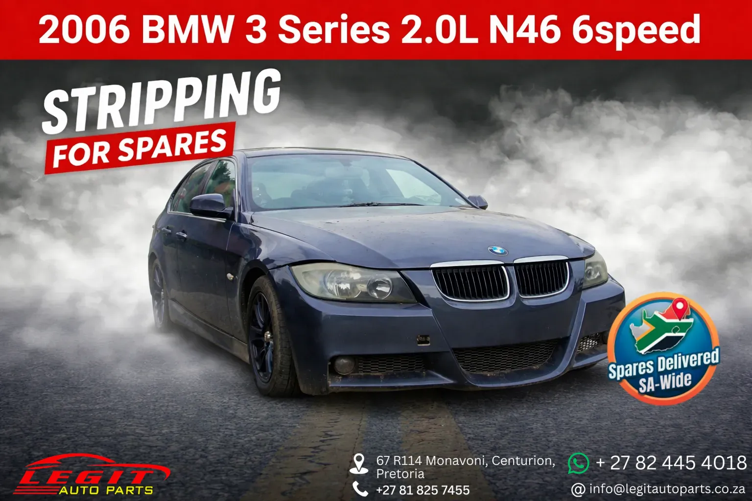 2006 BMW 3 Series N46 view 1
