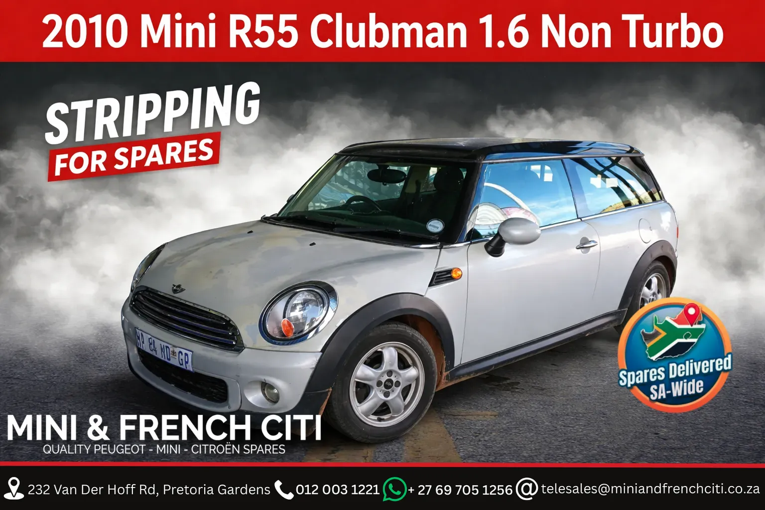 2010 Mini R55 Clubman N16 view 1