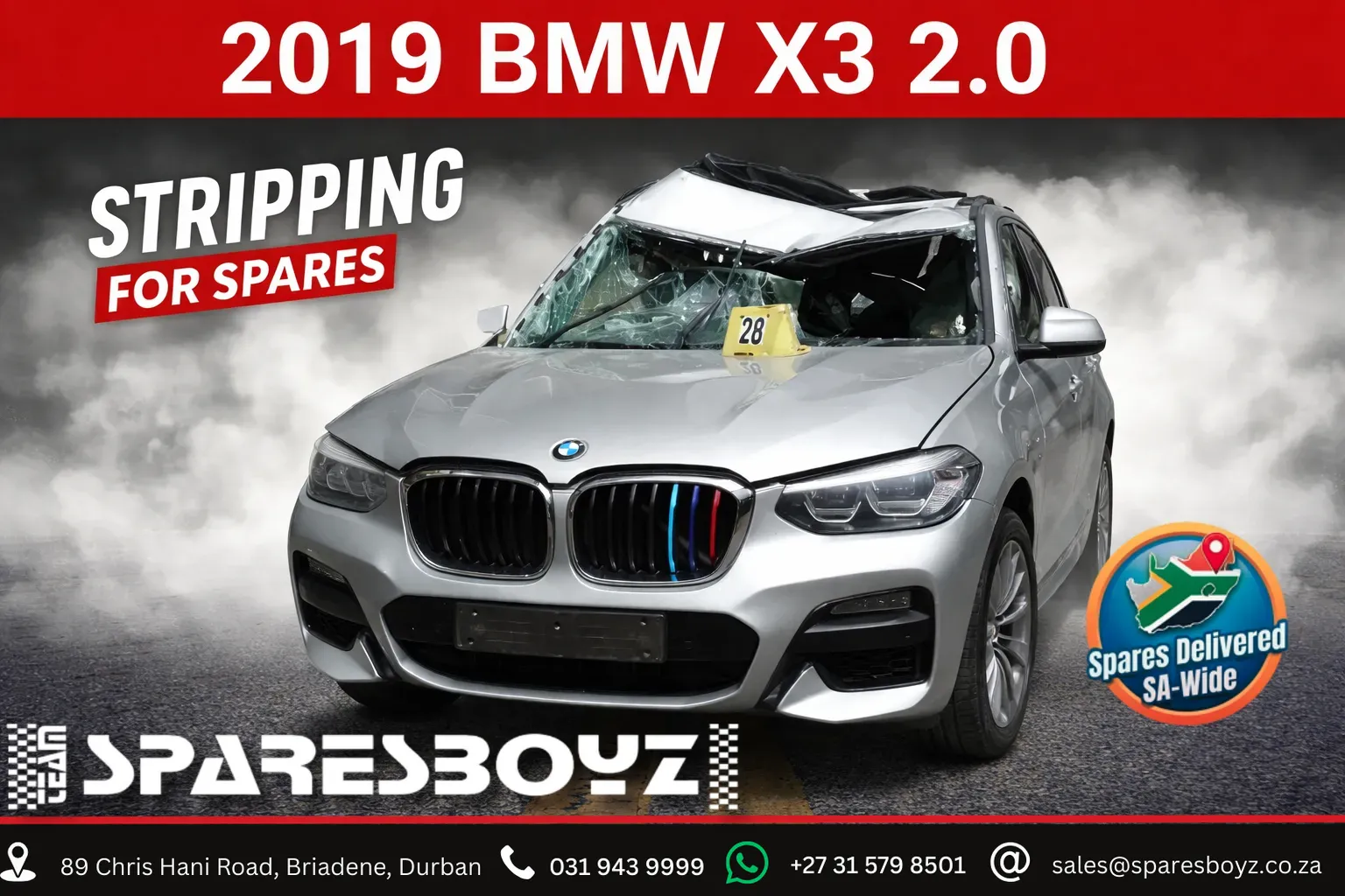 2019 BMW X3 B47 view 1