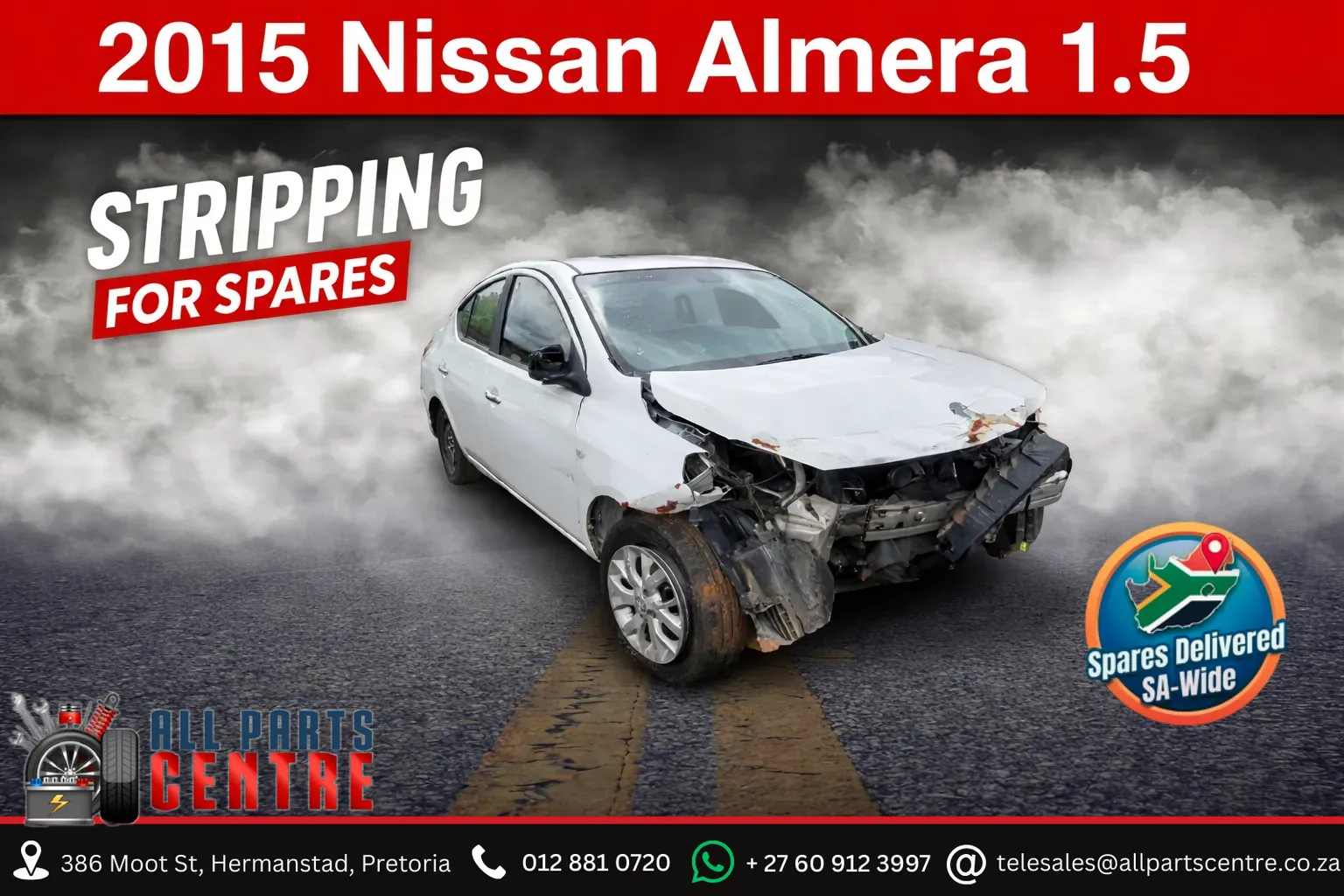 2015 Nissan Almera HR15 view 1