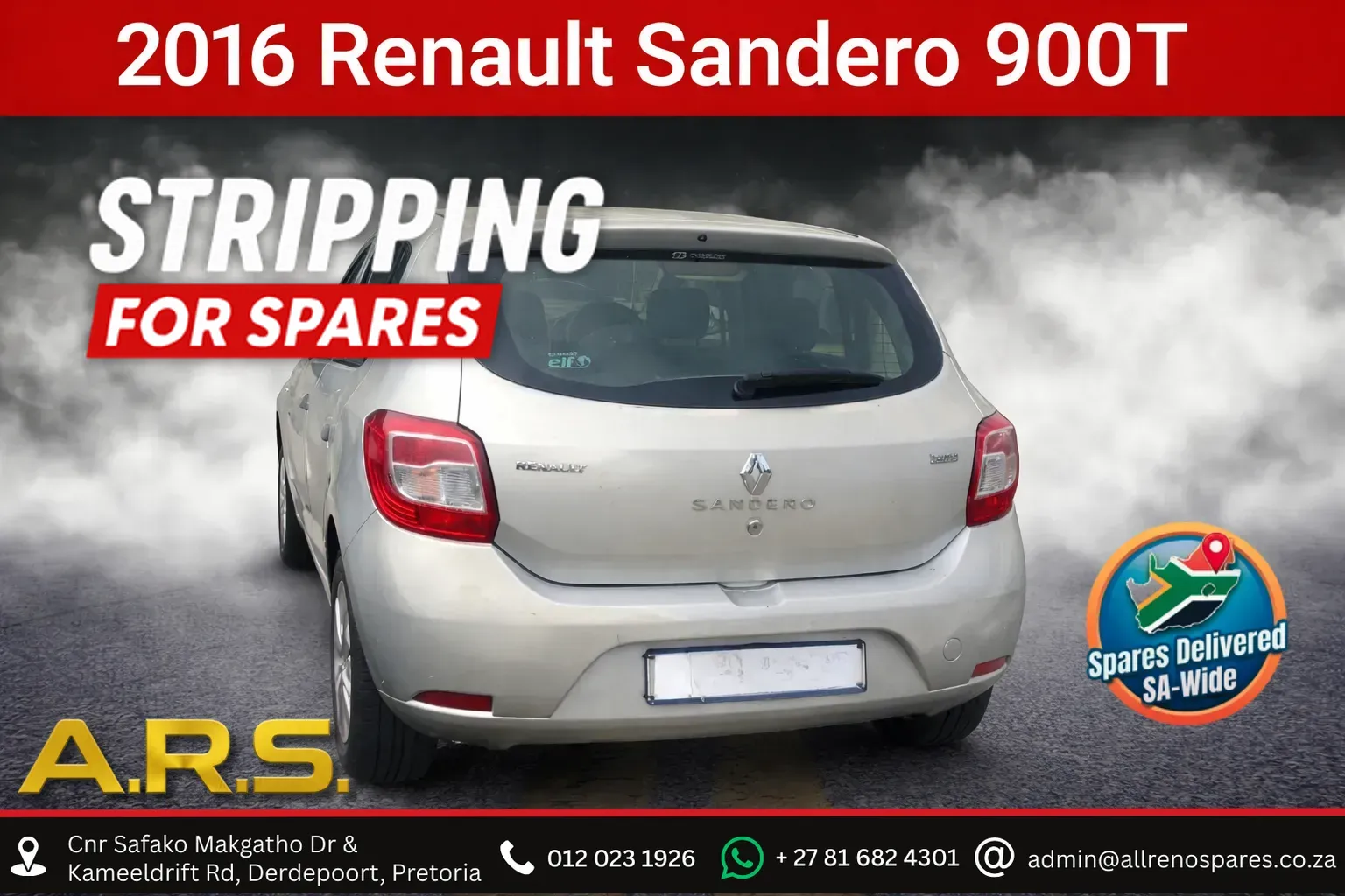 2016 Renault Sandero H4BA400U292509 view 1
