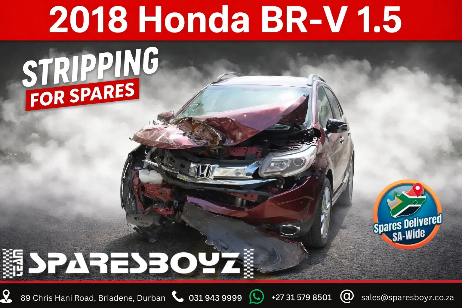 2018 Honda BR-V L15Z1 view 1